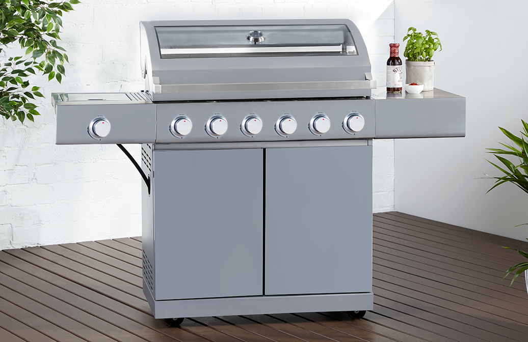 Alfresco 6-Burner Stainless Steel Gas BBQ