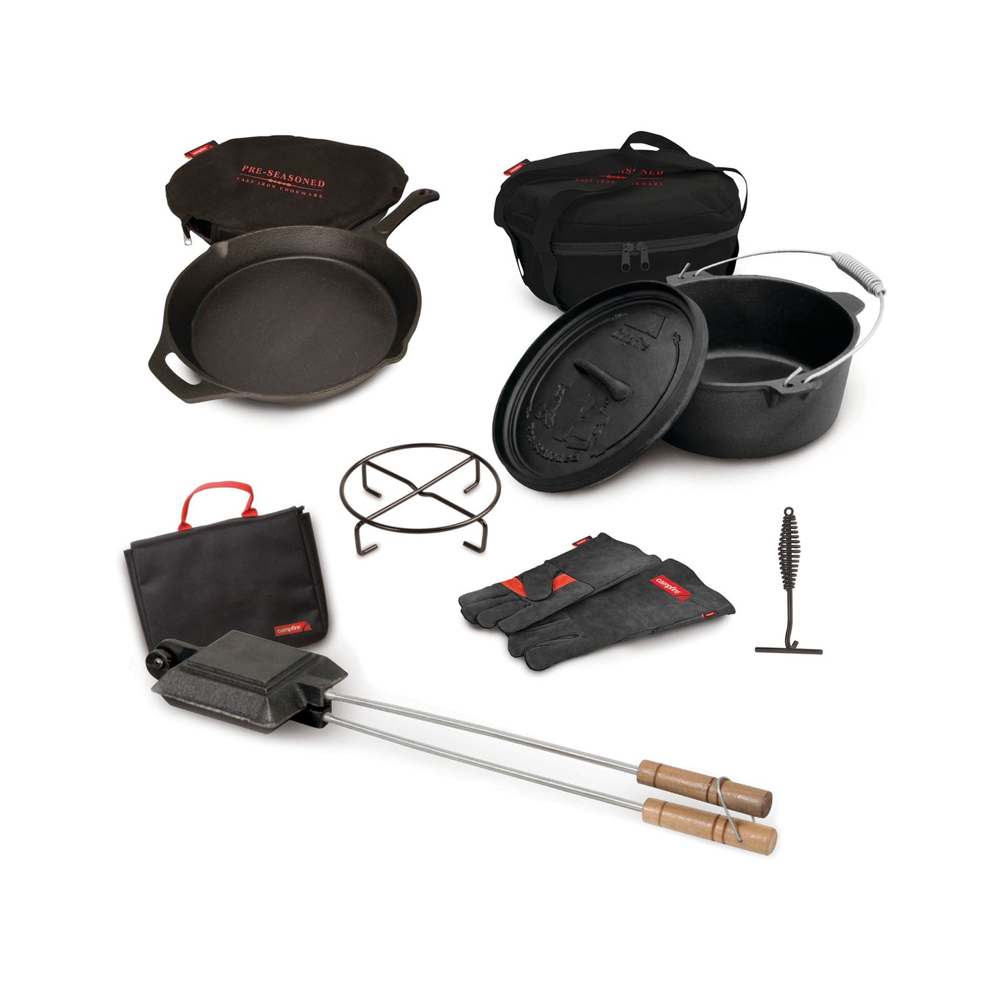 Campfire Cast Iron Boxed 9-Piece Set