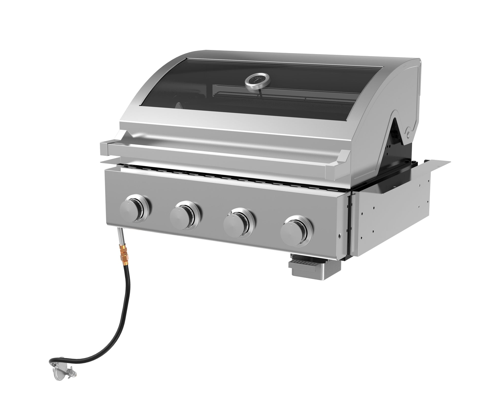 Alfresco Build-In 4-Burner Stainless Steel Gas BBQ