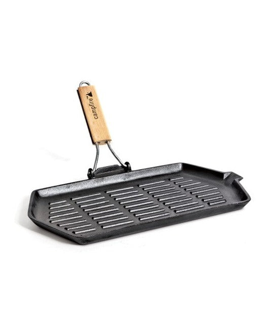Campfire Rectangle Folding Handle Frypan