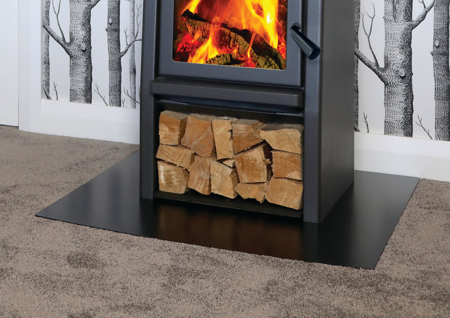 Metro Slimline Wall Ash Floor Protector