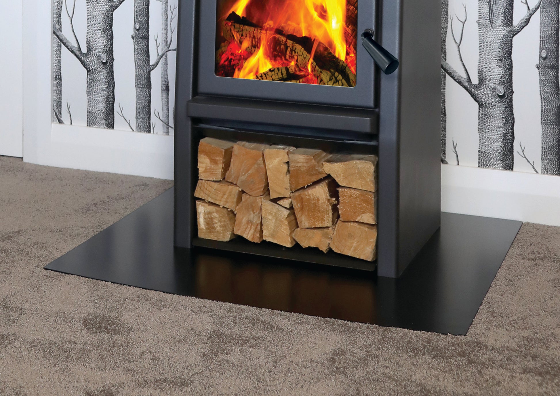 Metro Slimline Wall Ash Floor Protector