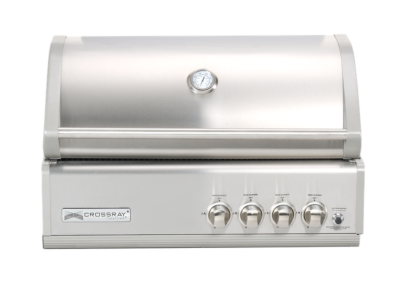 Crossray 4-Burner Premium Black Outdoor Kitchen
