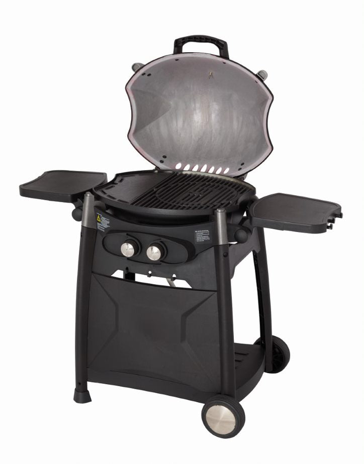 Gasmate Odyssey 2T Gas BBQ with Trolley - 2 Burner