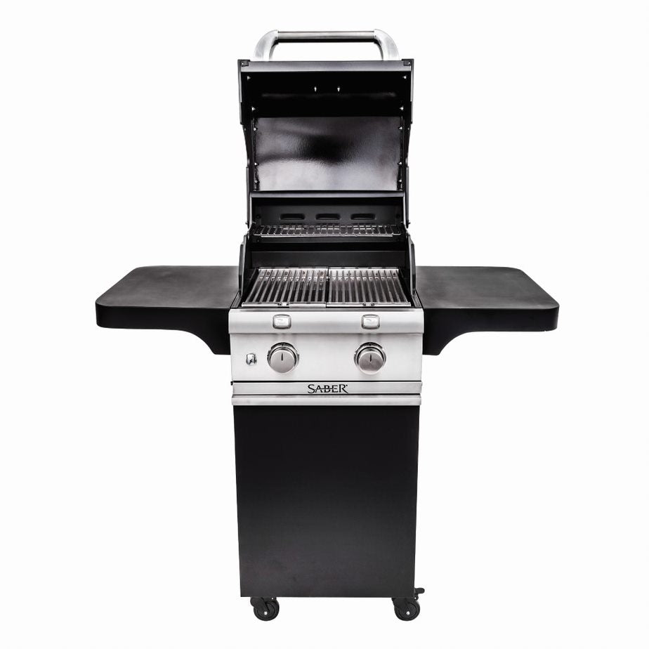 Saber 300 2 Burner Gas Grill - Cast Black