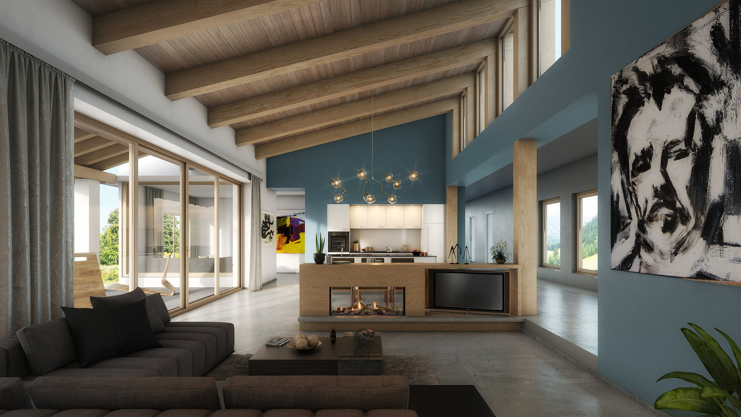 Escea DS1150 Frameless High Output Gas Fire