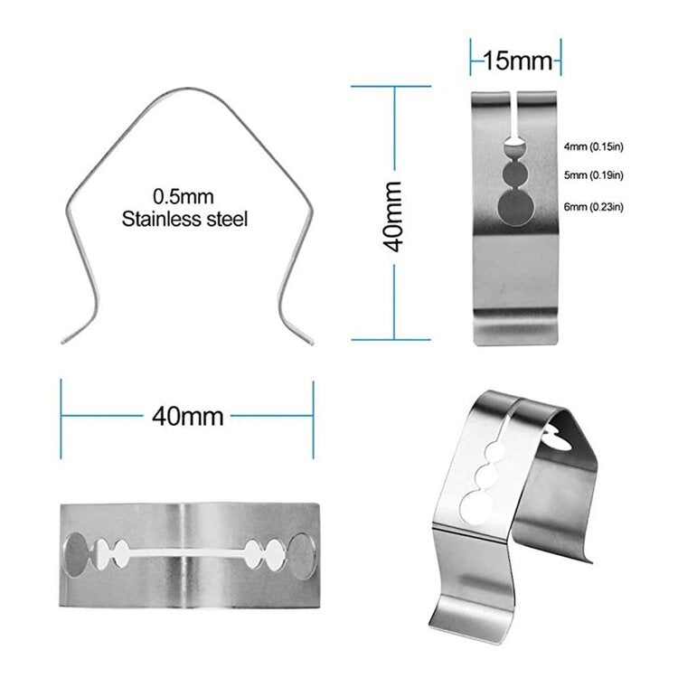 PureQ BBQ Thermometer Probe Clips
