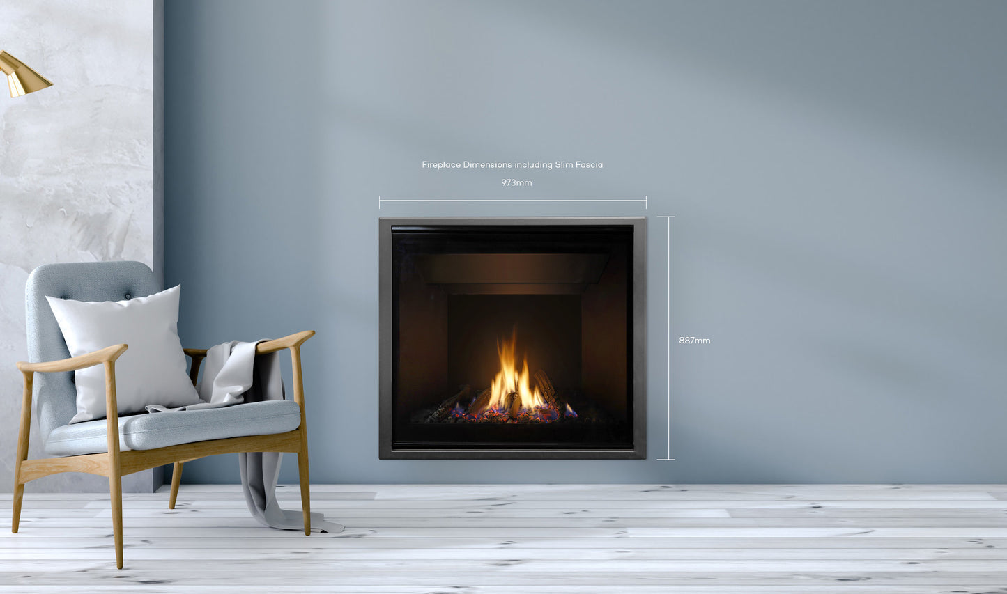 Escea DF990 Indoor High Output Gas Fire