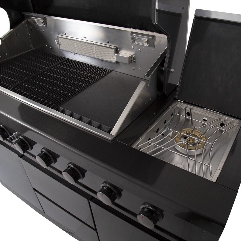 Gasmate Nova Graphite Gas BBQ - 6 Burner