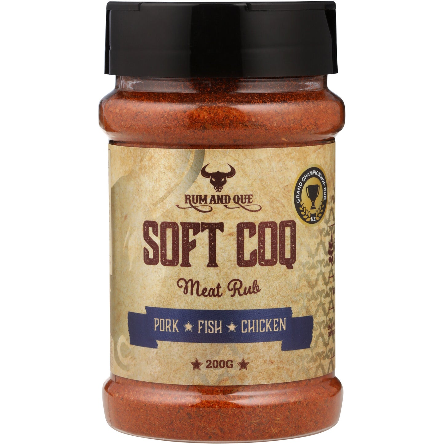 Rum and Que Soft Coq - Shaker 200g