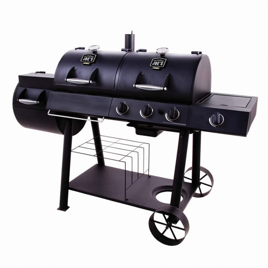 Oklahoma Joe Longhorn Combo Charcoal / Gas Smoker and Grill