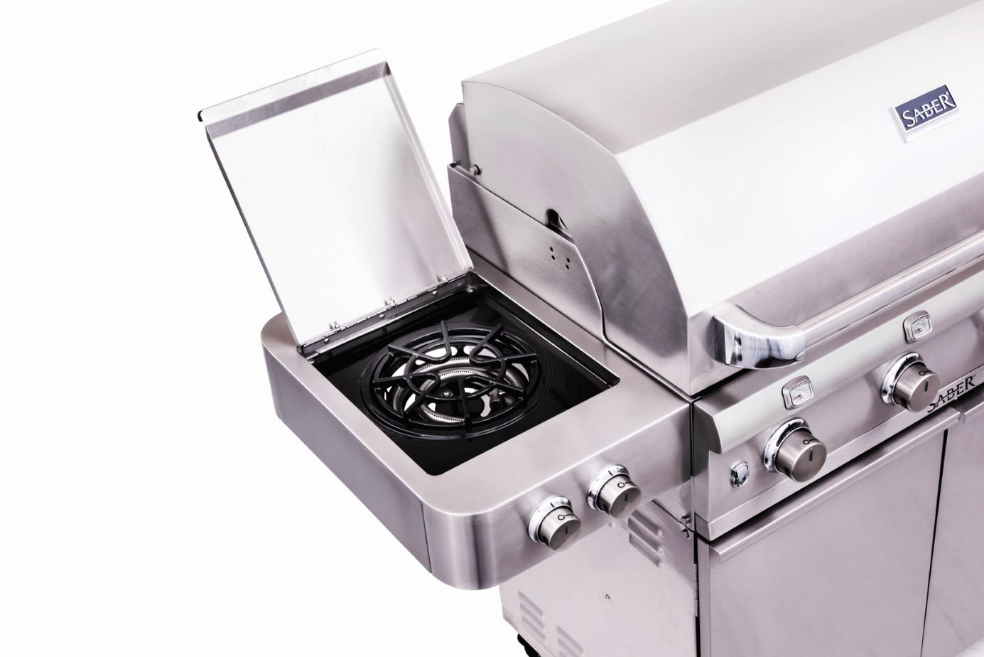 Saber 670 4 Burner Gas Grill - Stainless Steel