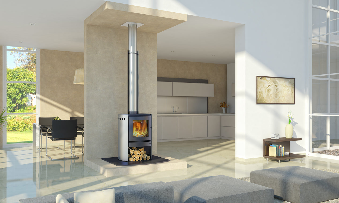 Bosca Spirit 550 Stainless Steel Wood Fire