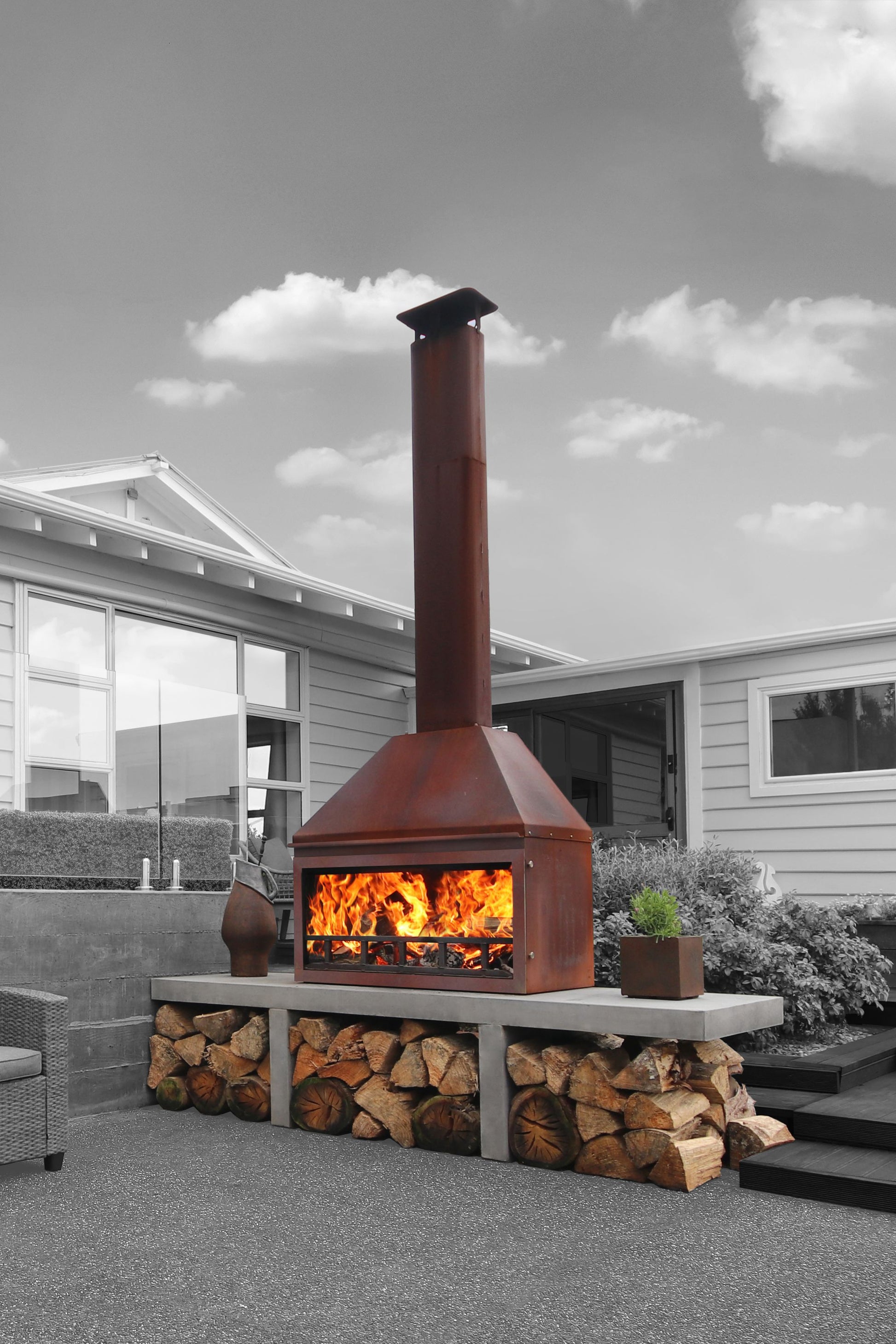 Yunca Denva Outdoor Fire and BBQ