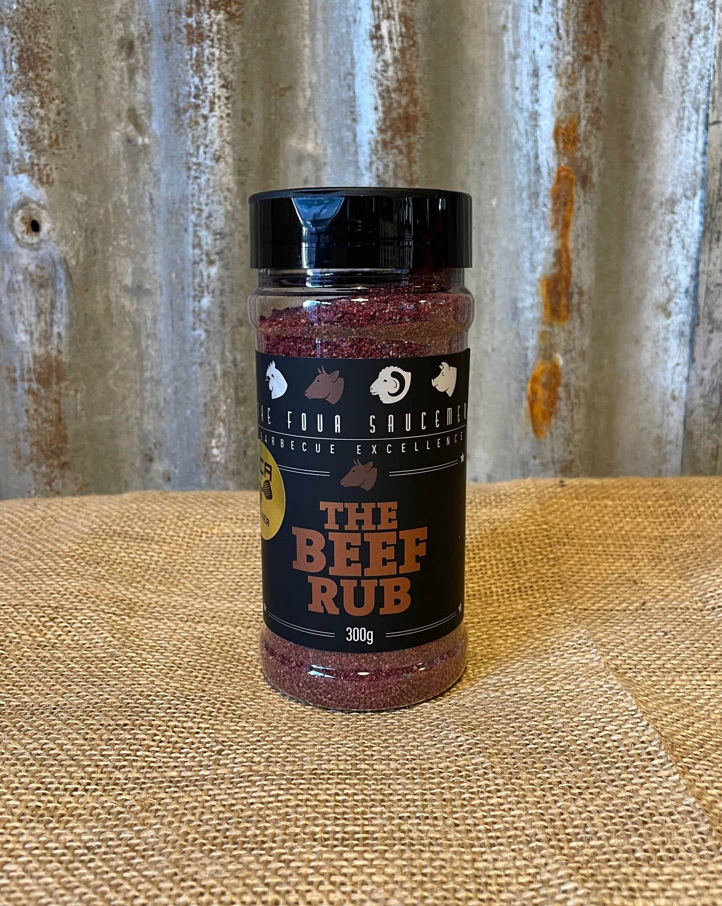 The Four Saucemen - The Beef Rub Shaker 300g
