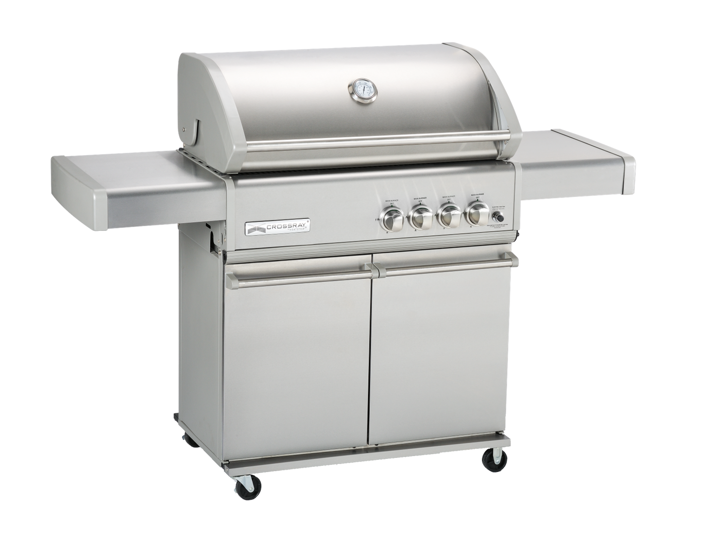 Crossray 4-Burner Gas BBQ with Trolley