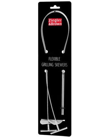 Ziegler & Brown Stainless Steel Flexible Skewers