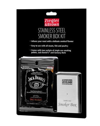 Ziegler & Brown Stainless Steel Smoker Box Kit