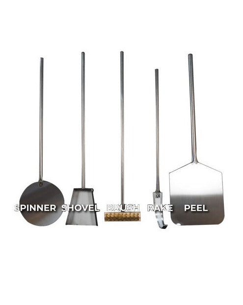 Flaming Coals Stainless Steel Pizza Oven Tool Kit