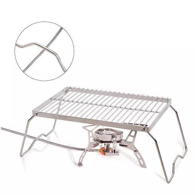 PureQ Folding Fire Travel Grill