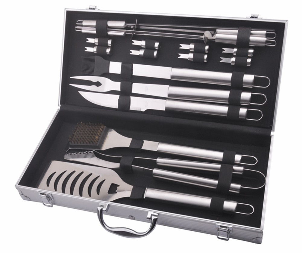 Masport Deluxe 18 Piece Stainless Steel BBQ Set