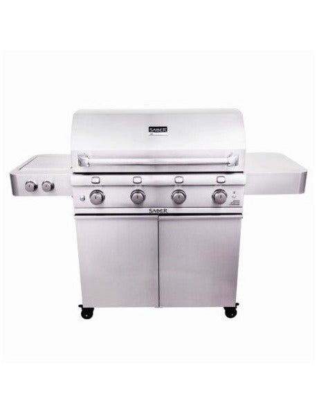 Saber 670 4 Burner Gas Grill - Stainless Steel