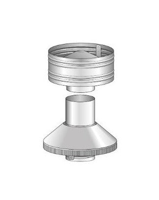 SFP Anti Down Draught Combination Cowls - Stainless Steel