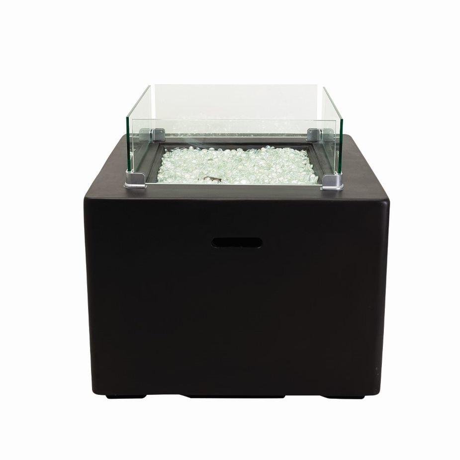 Gasmate Obsidian Square Gas Fire Table