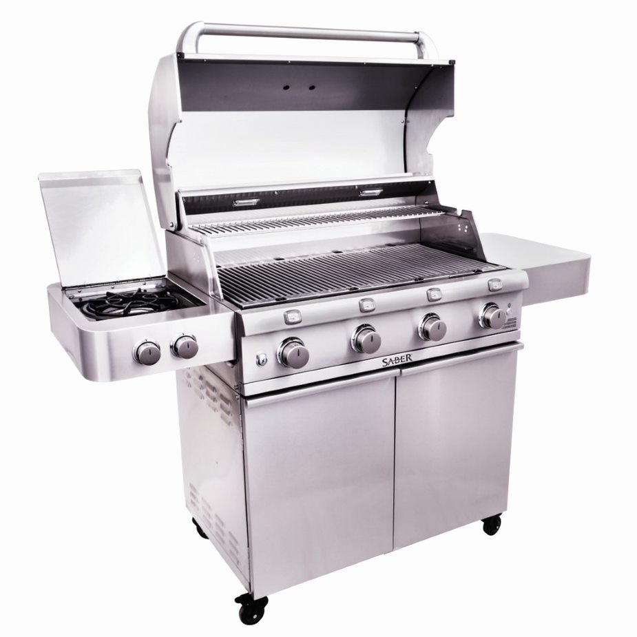 Saber 670 4 Burner Gas Grill - Stainless Steel