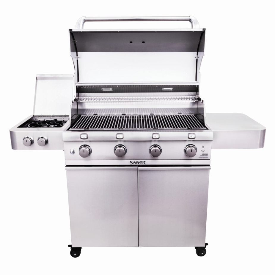 Saber 670 4 Burner Gas Grill - Stainless Steel