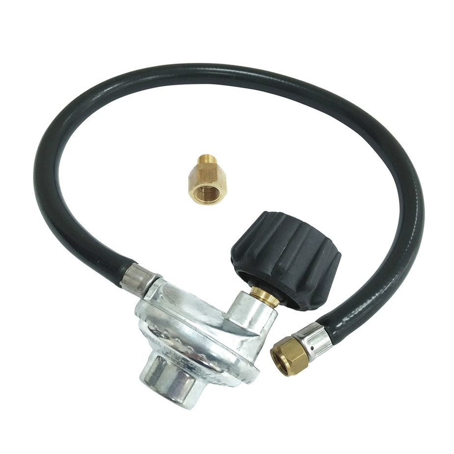 Gasmate 90 Degree QCC LPG Regulator with 600MM Hose - 2KG