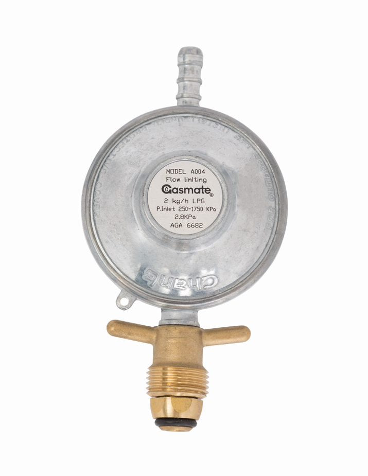 Gasmate 3/8" BSP Female Outlet LPG POL Regulator - 2KG