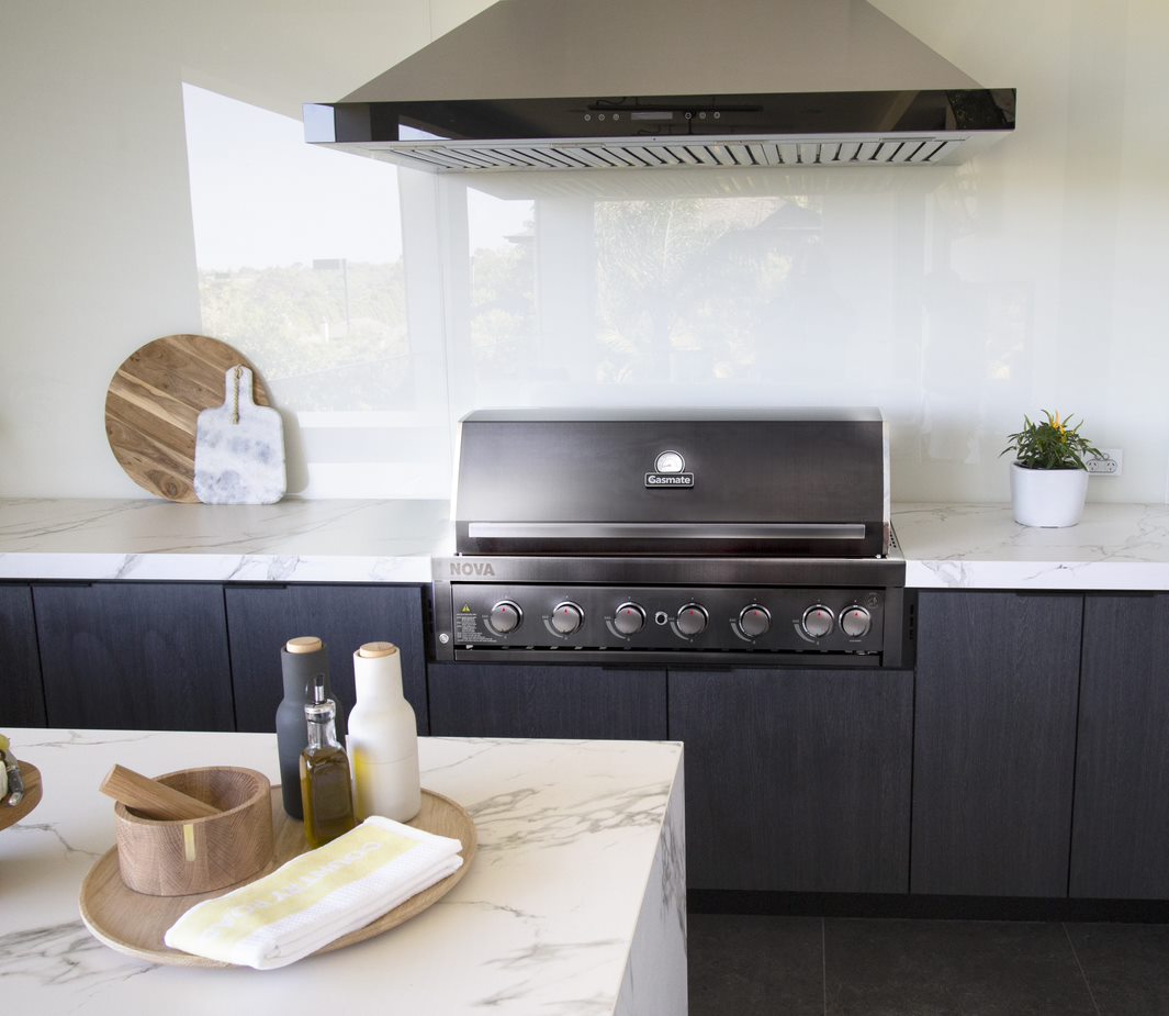 Gasmate Nova Graphite Classic Built-In Gas BBQ - 6 Burner
