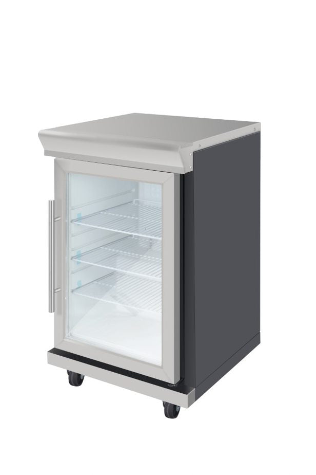 Gasmate Avenir Bar Fridge - 68 Litre Stainless Steel