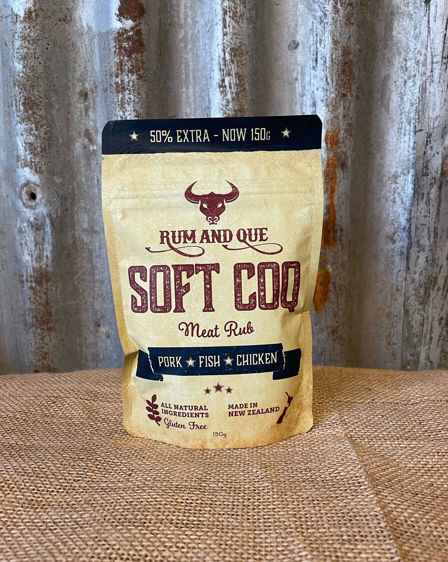 Rum and Que Soft Coq - Pouch 150g