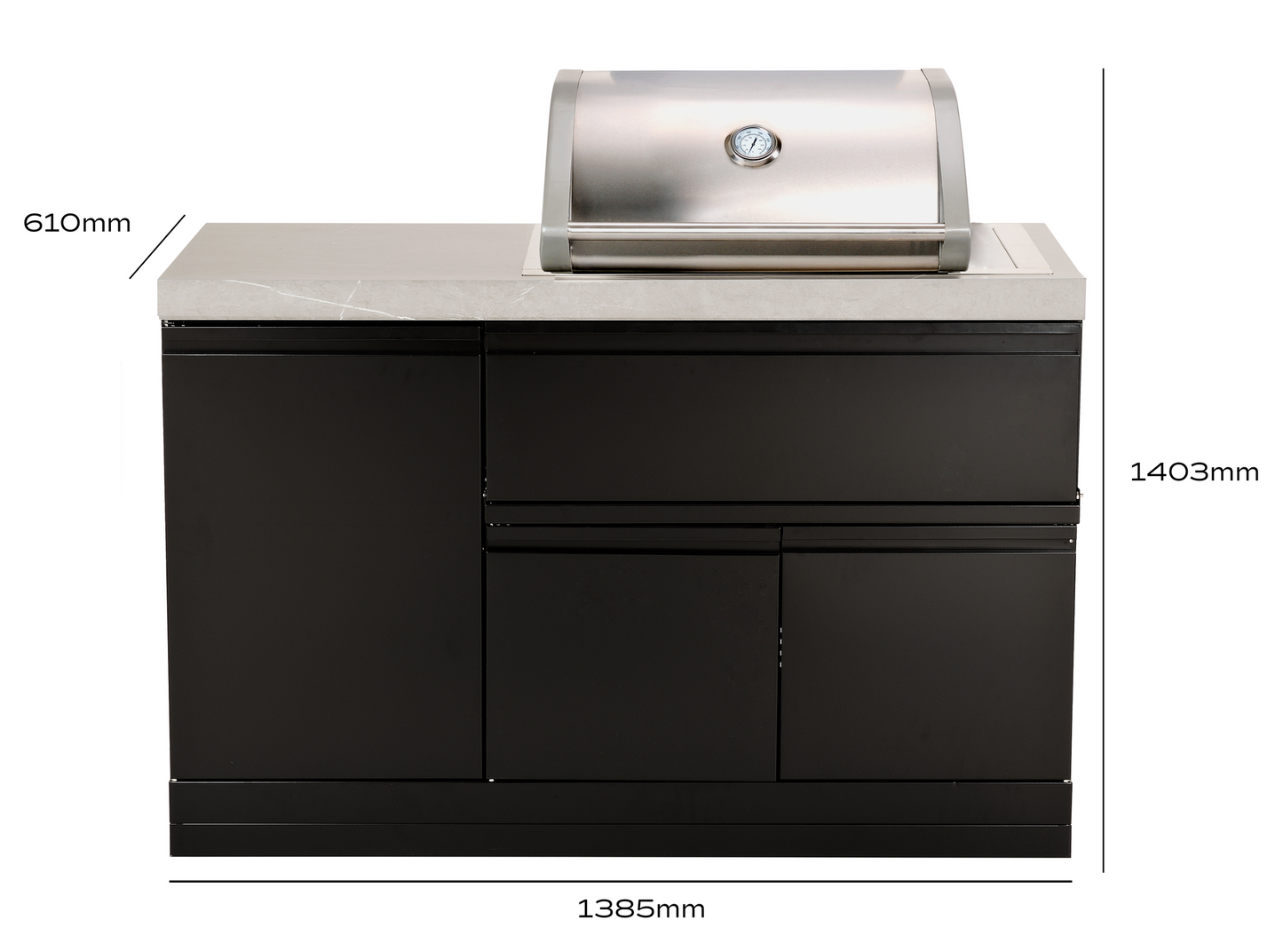 Crossray 2-Burner Drop-In Mini Kitchen