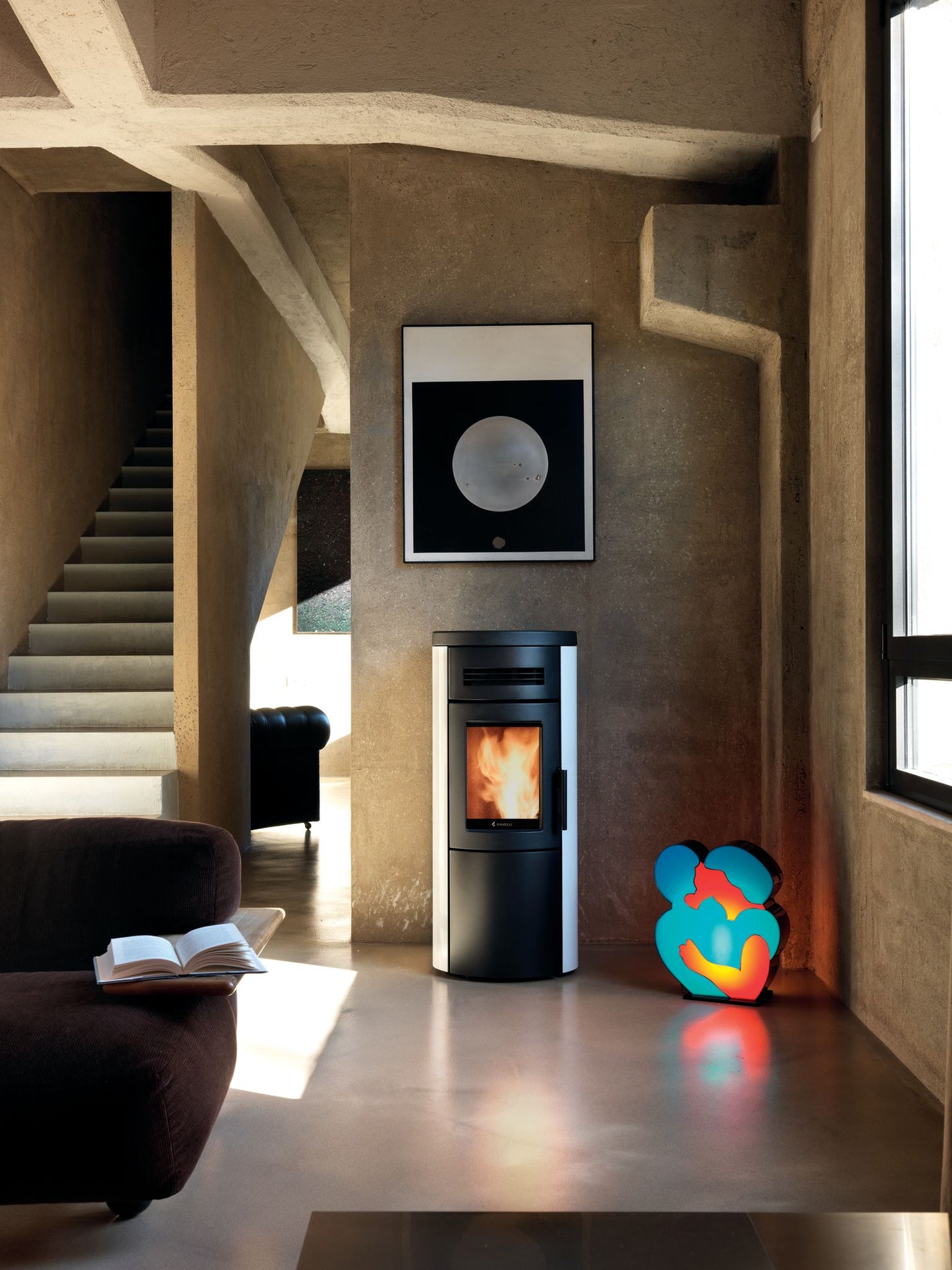 Ravelli Dual 7 Wood Pellet Fire
