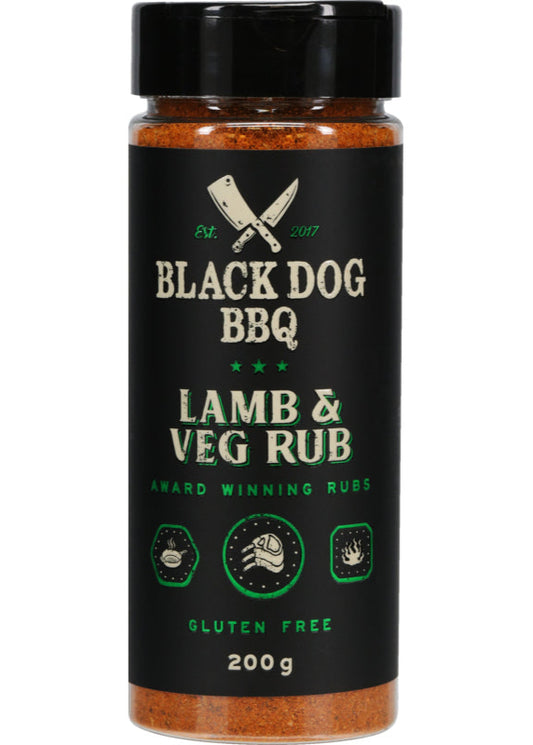 Black Dog BBQ - Lamb and Veg Rub 200g