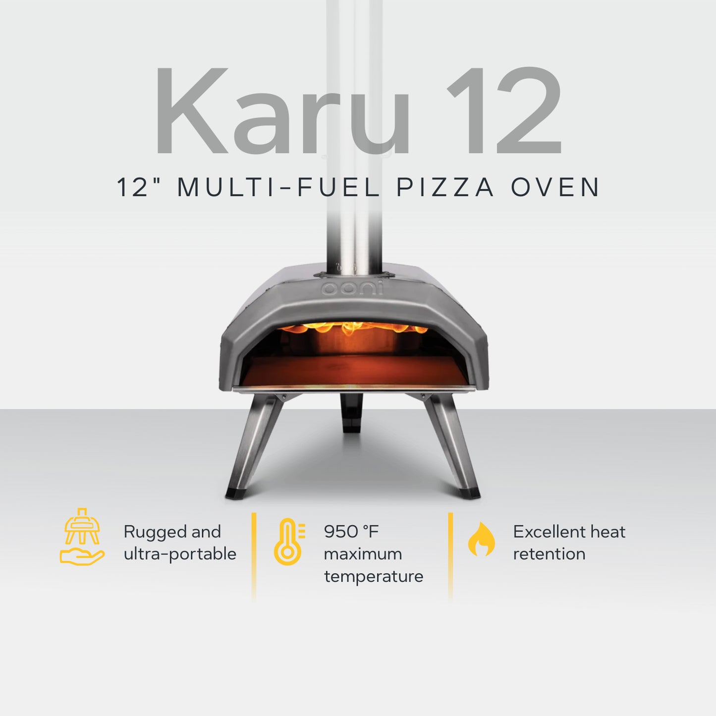 Ooni Karu 12 Multi-Fuel Pizza Oven