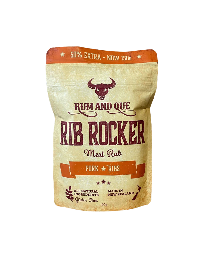 Rum and Que Rib Rocker - Pouch 150g – Heating Marlborough and The BBQ Hub