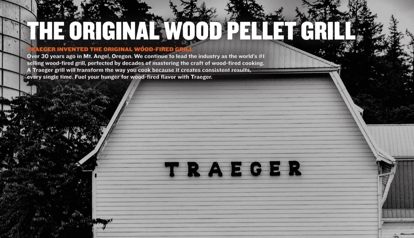 Load video: Traeger the original wood pellet grill