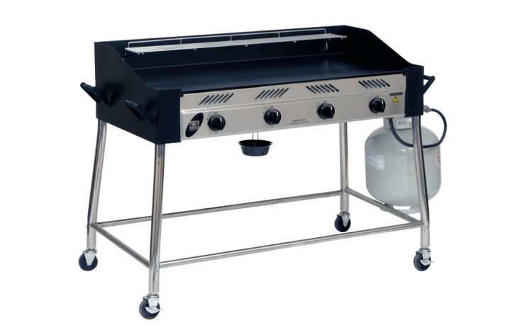 Footymaster 4-Burner Hotplate Gas BBQ