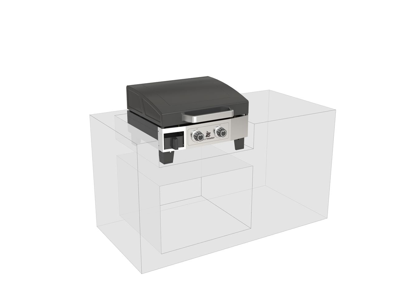 Beefmaster 2Burner Griddle BBQ