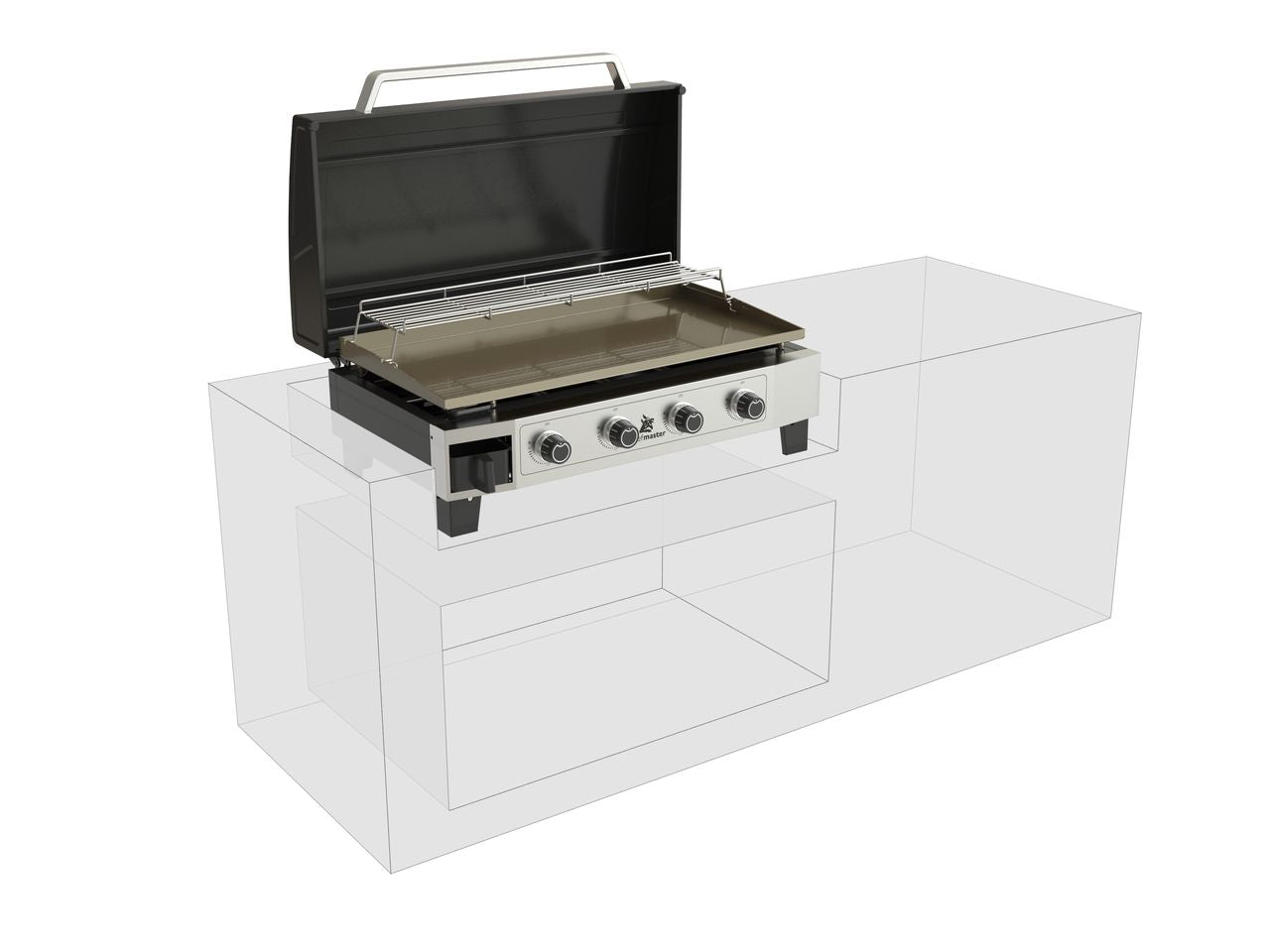Beefmaster 4Burner Griddle BBQ