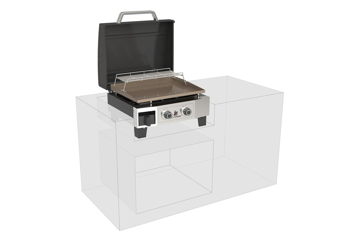 Beefmaster 2Burner Griddle BBQ