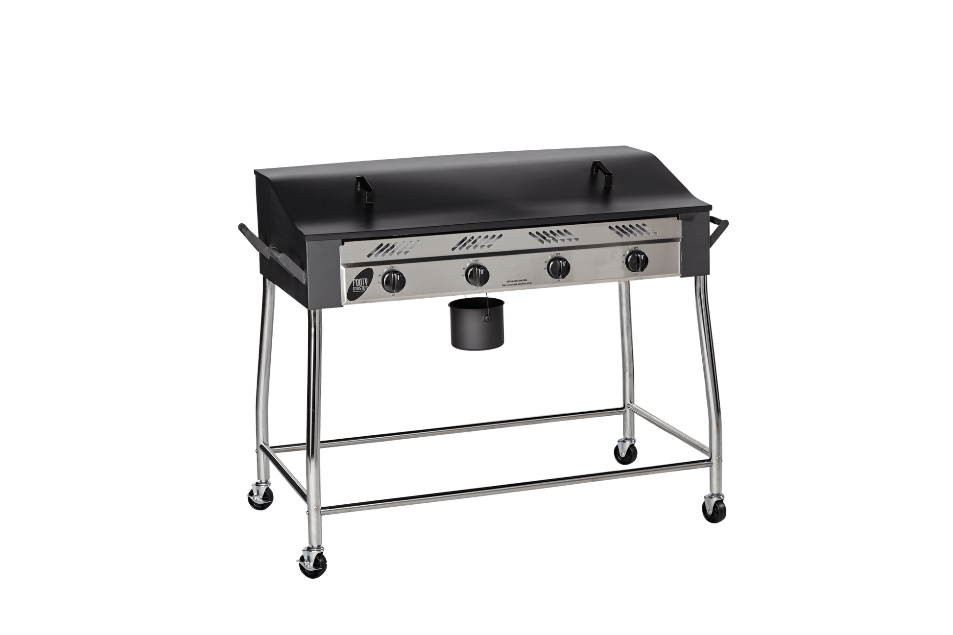 Footymaster 4-Burner Hotplate Gas BBQ