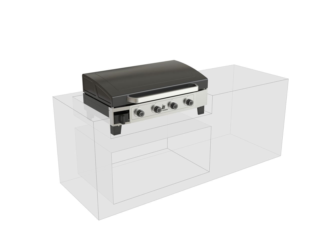 Beefmaster 4Burner Griddle BBQ