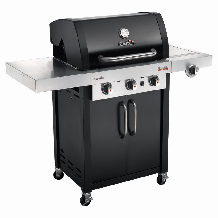 Char Broil 3400B Professional Gas Grill 3 Burner Heating