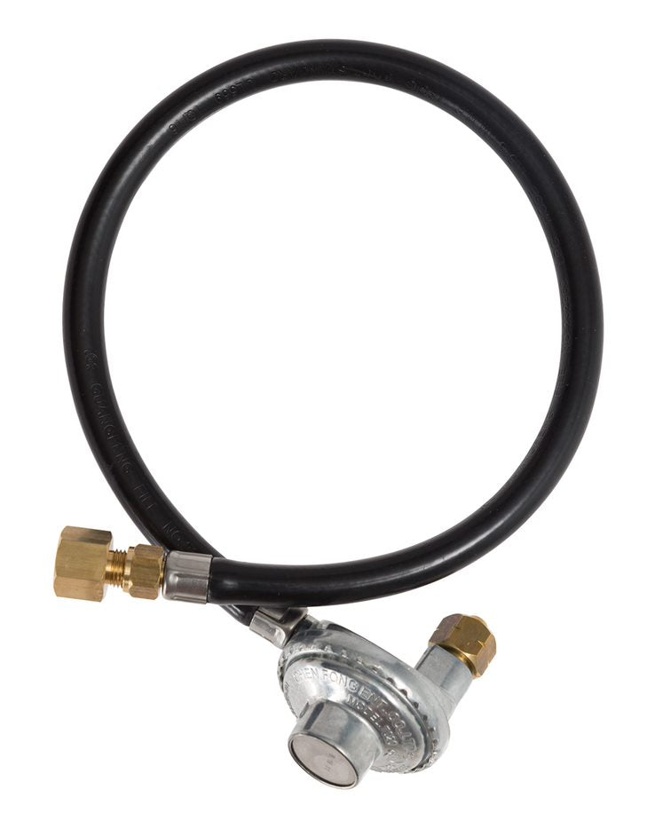 Gasmate 90 Degree Camping LPG Regulator with 600MM Hose - 2KG