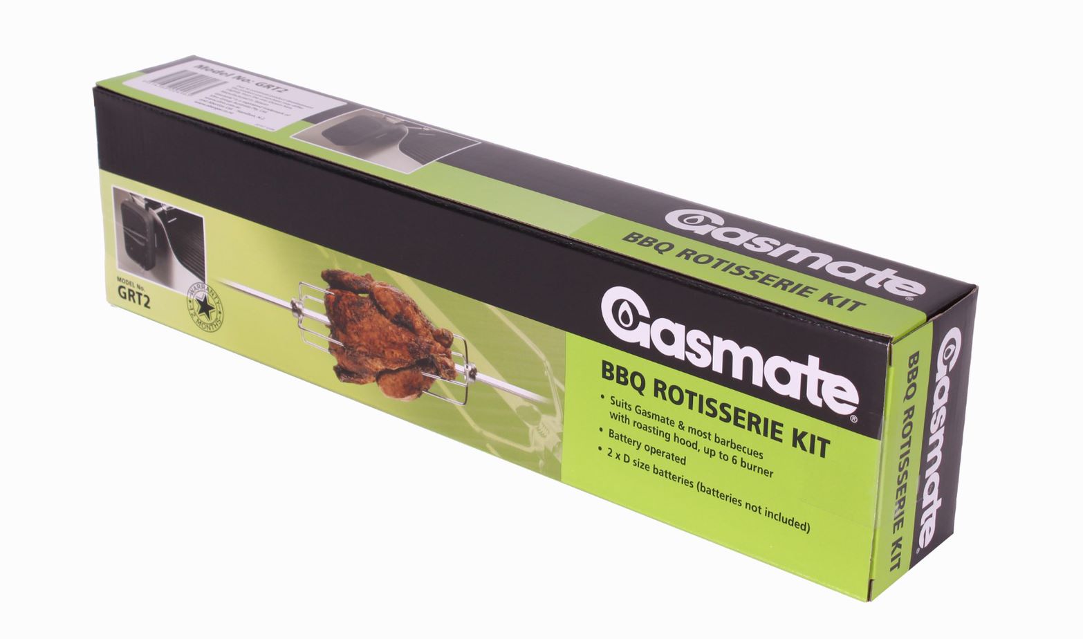 Gasmate BBQ Rotisserie Kit - Battery Operated